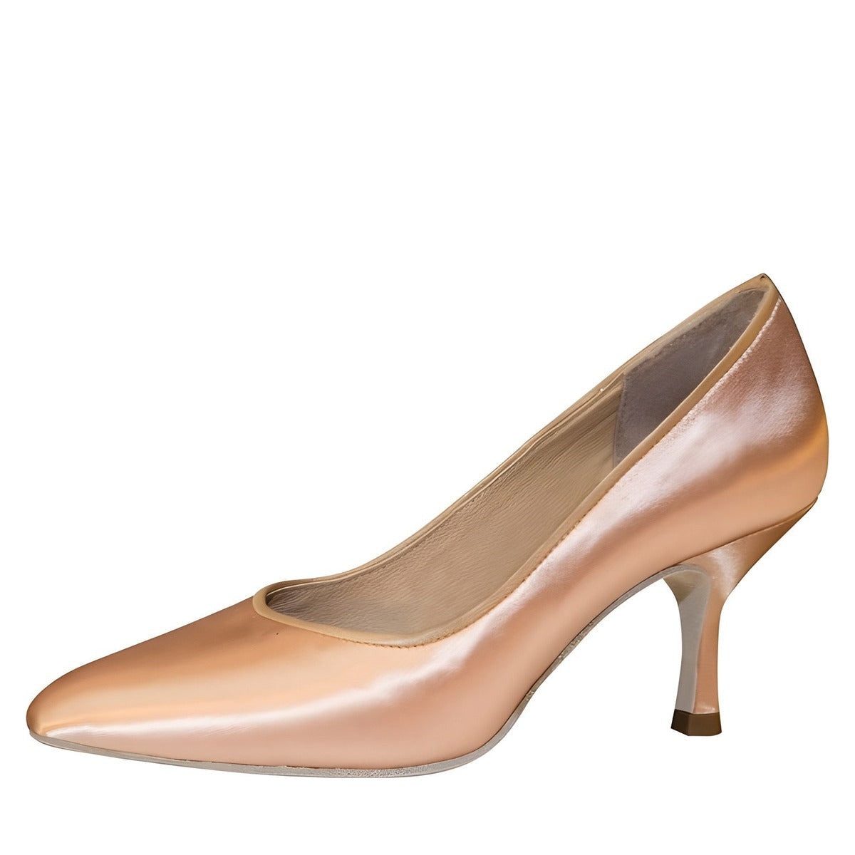 AIDA Sophia 040B — Women's Standard Ballroom Dance Shoes — Flesh Satin