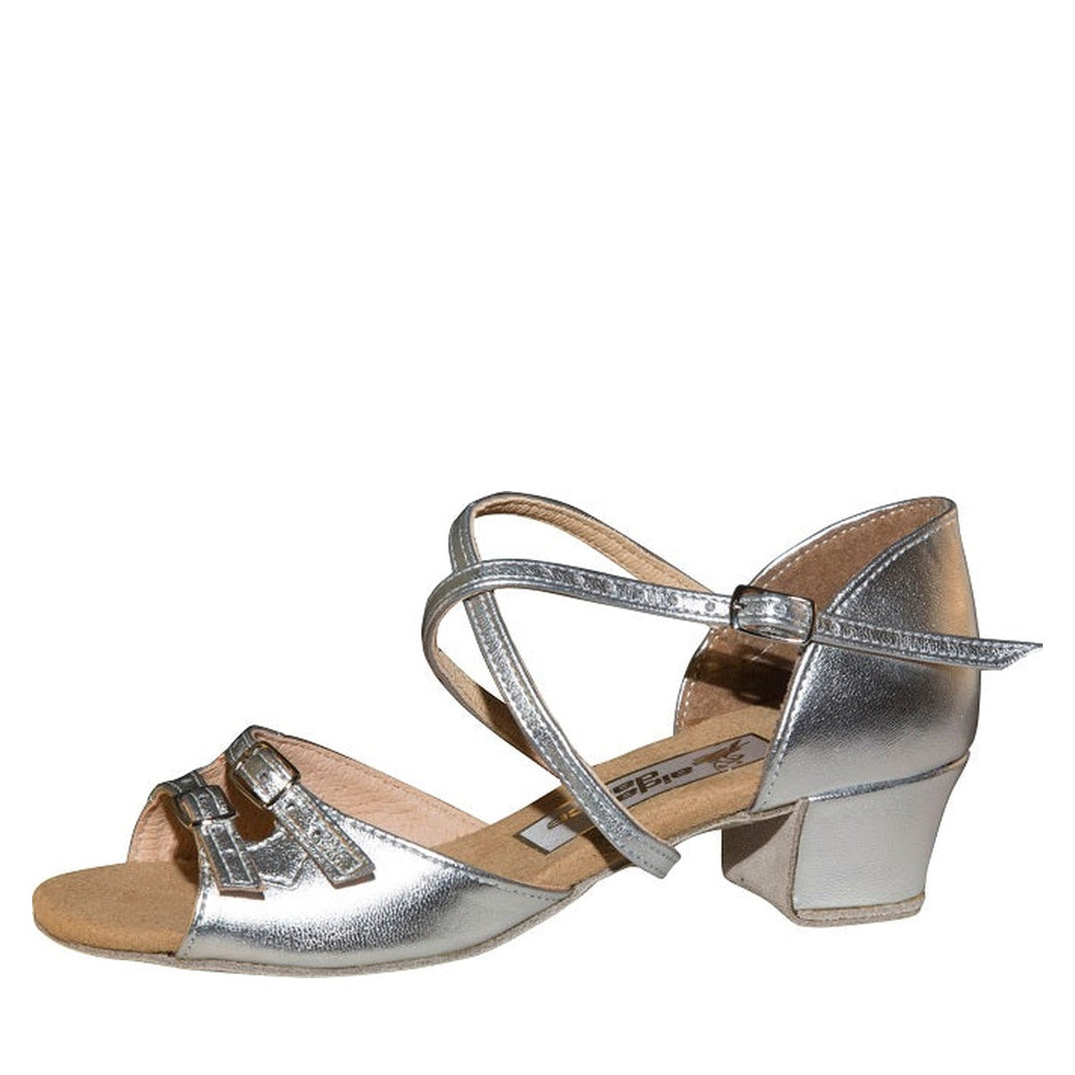 AIDA 025 – Girls' Latin Dance Shoes — silver-leather.jpg