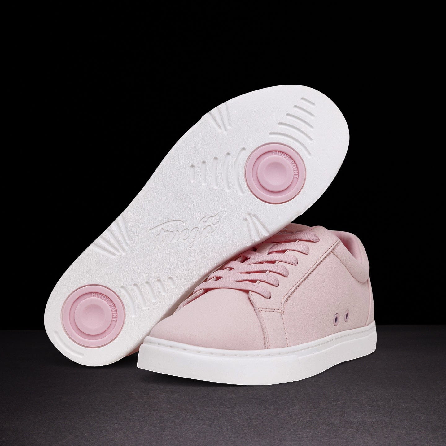 Fuego Pink Low-Top Dance Sneakers