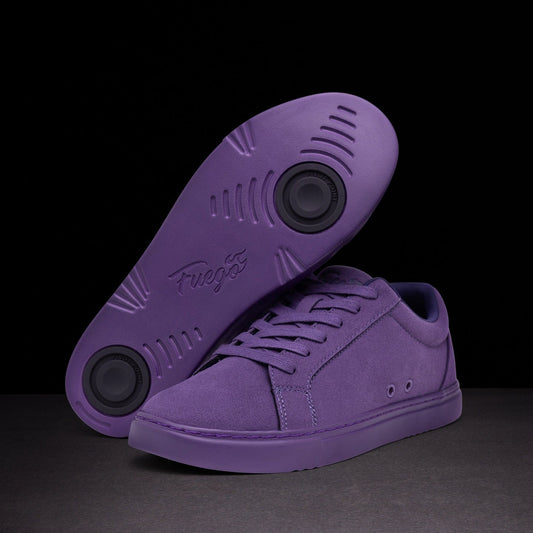 Fuego Purple Low-Top Dance Sneakers