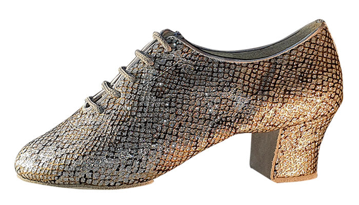 AIDA 121D – Women's Latin Practice Dance Shoes — Python Silver