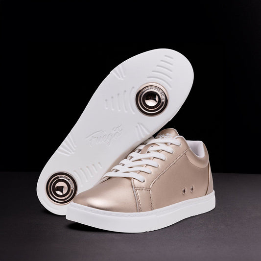 Fuego Rose Gold Low-Top Dance Sneakers