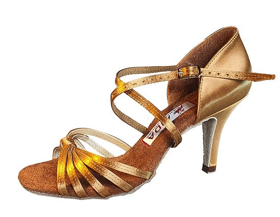 AIDA Cheyenne 081E – Women's Latin Dance Shoes, Closed Vamp