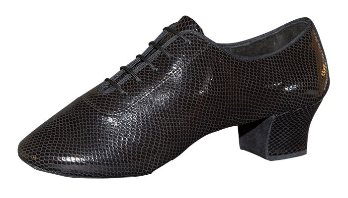 AIDA Tornsberg 131T – Men's Latin Dance Shoes, Leather & Crepe Satin