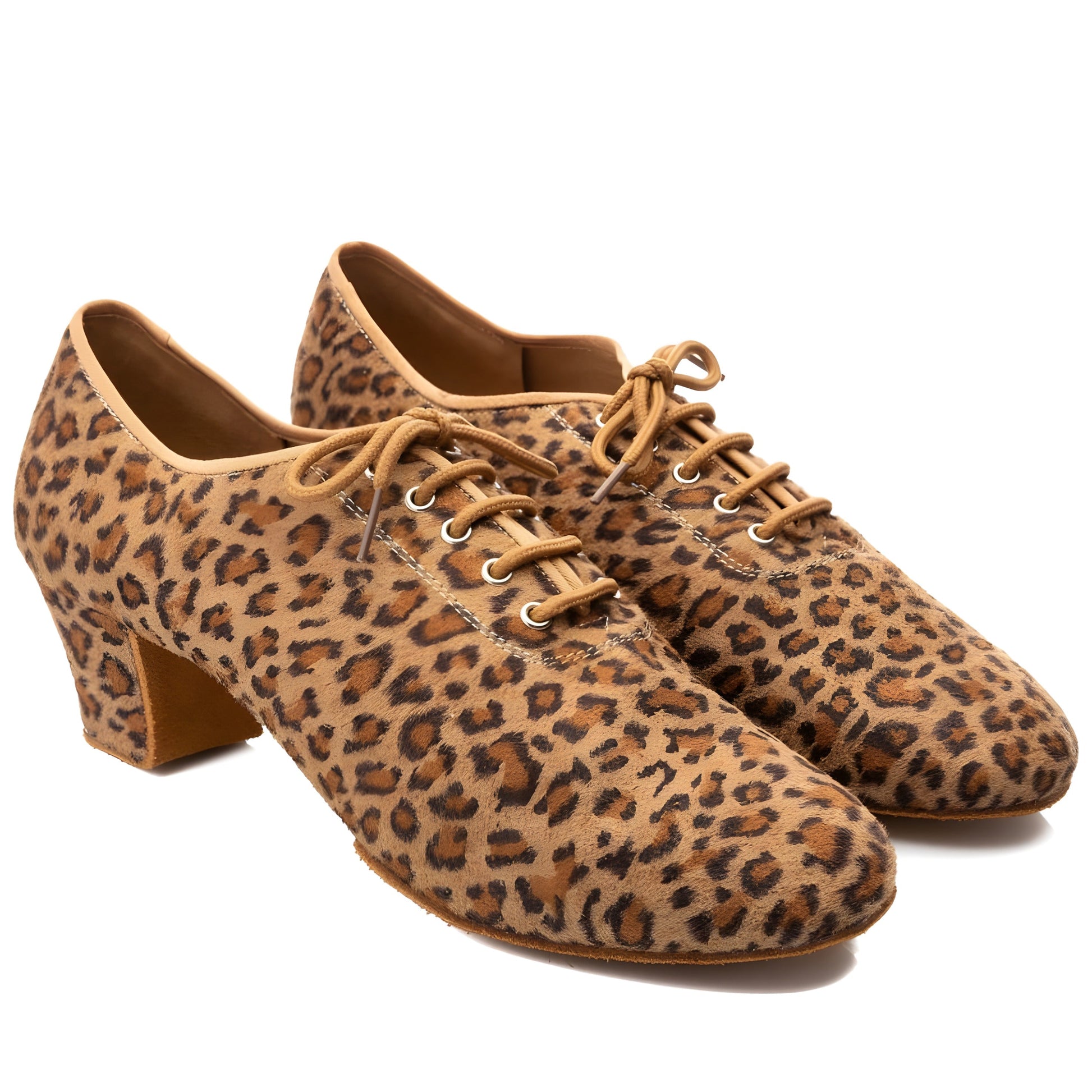 BD Dance T1 – Women's Practice Dance Shoes, Split Sole — Velvet Leopard