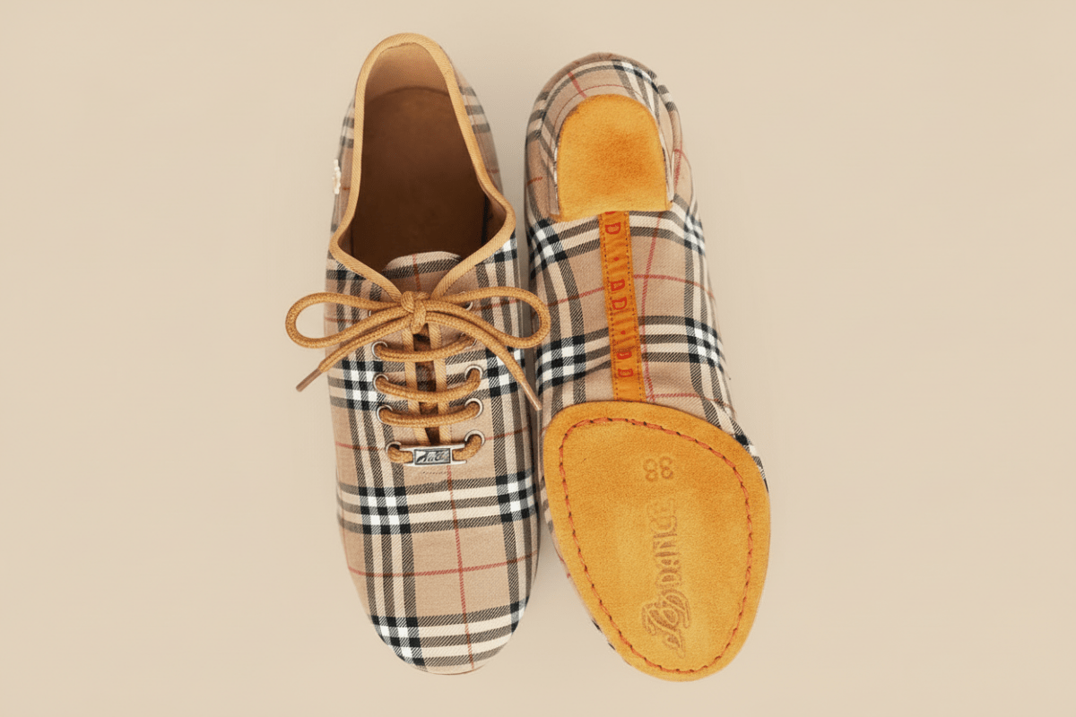 T1 - Burberry Practice Dance Shoes - BD Dance - Wedance
