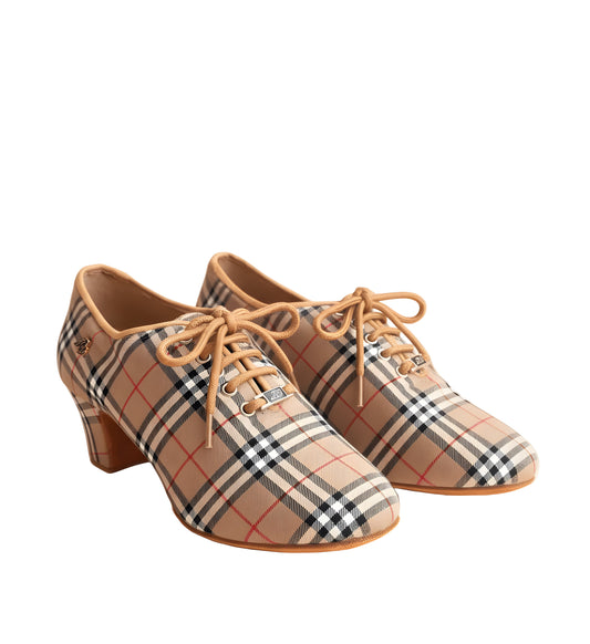 Split Sole Burberry Dance Shoes