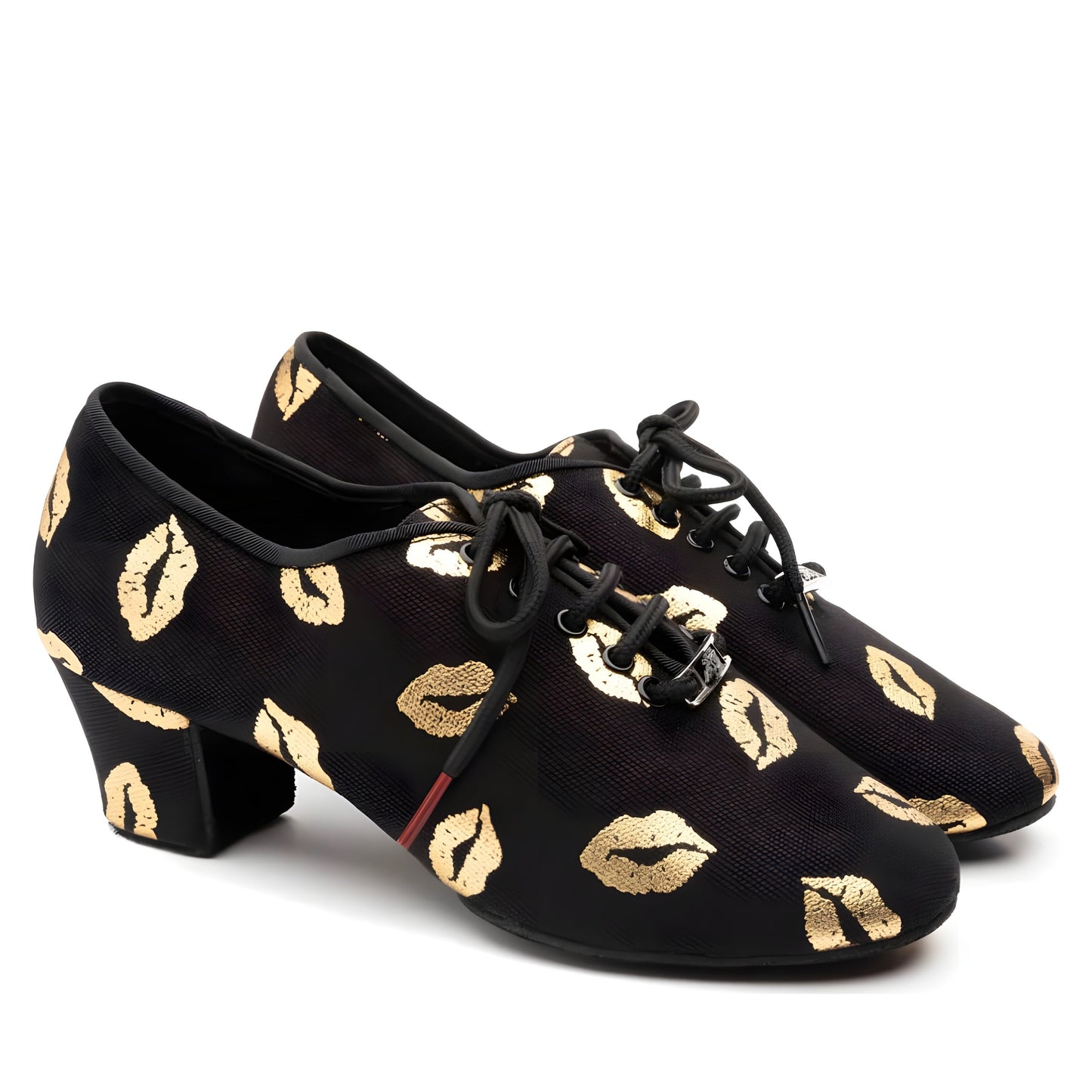 BD Dance T1 – Women's Practice Dance Shoes, Split Sole — Gold Kisses