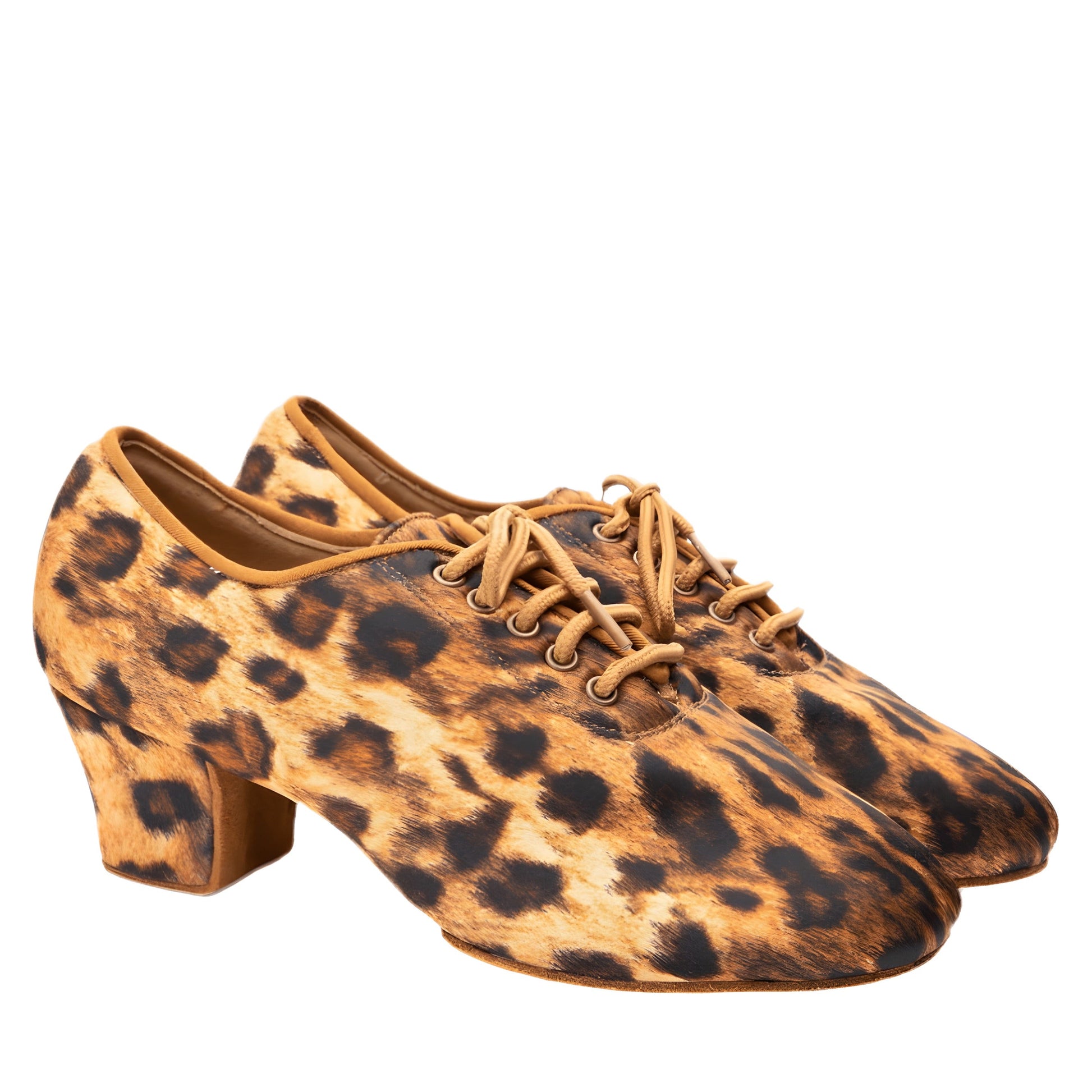 BD Dance T1 – Women's Practice Dance Shoes, Split Sole — Leopard