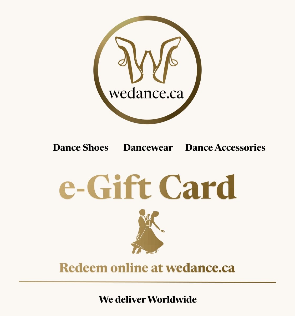 Wedance gift card - Wedance - Wedance