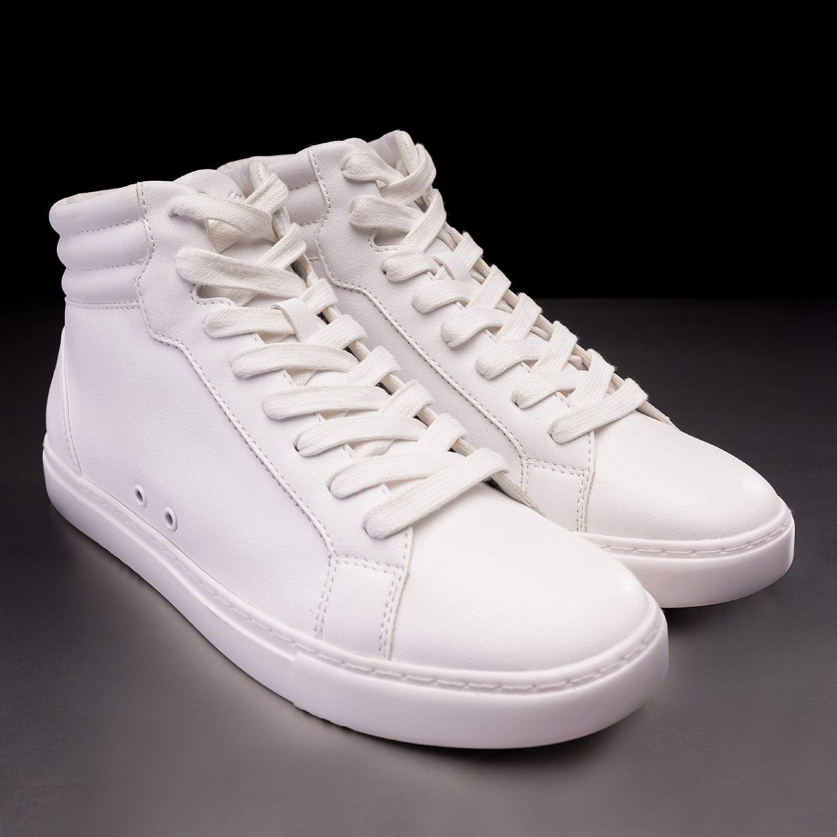 Fuego White High-Top Dance Sneakers