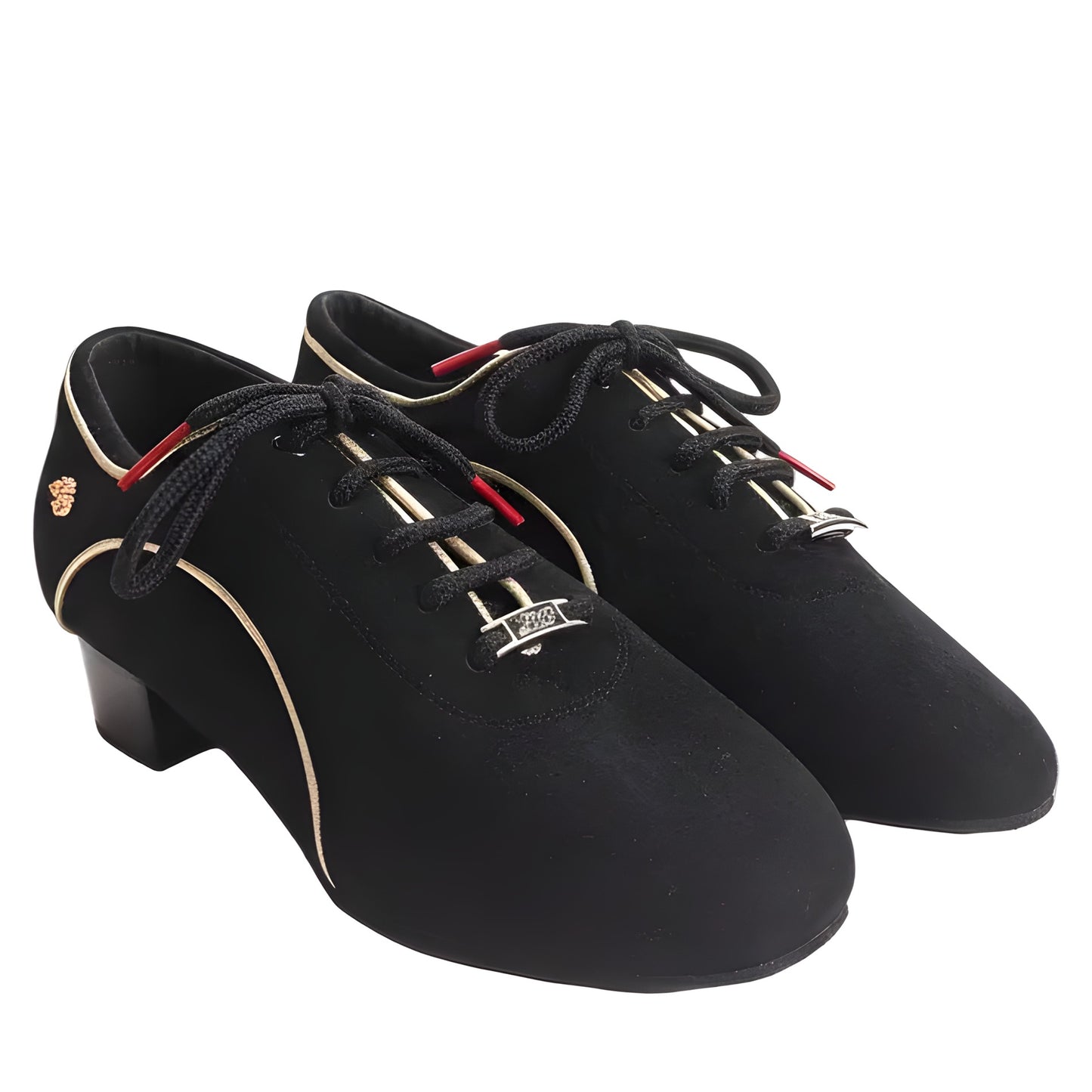 women-s-black-gold-nabuck-practice-dance-shoes-latin-ballroom-split-sole-comfort-fit-for-wider-feet