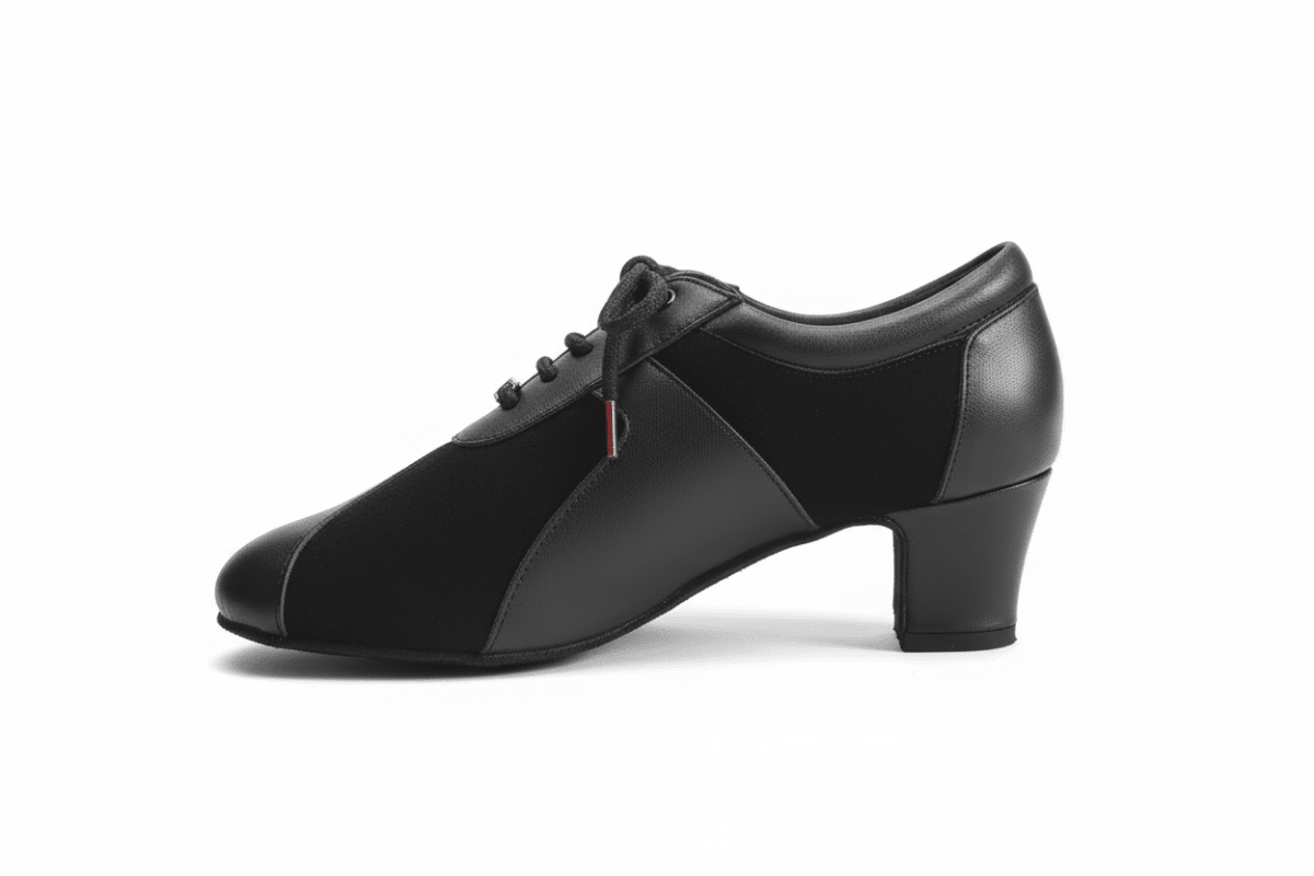 Women’s Nubuck & Leather Practice Dance Shoes – Latin & Ballroom Training Heels, Split Sole - BD Dance - Wedance