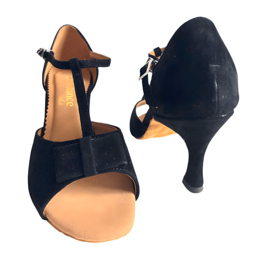 wv-1405-black-suede-latin-t-strap-7-5cm-heel