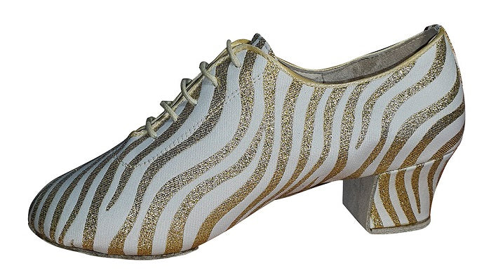 AIDA 121D – Women's Latin Practice Dance Shoes — Zebra 1b