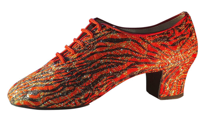 AIDA 121D – Women's Latin Practice Dance Shoes — Zebra Red